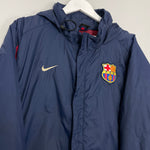 Shop 2001/02 BARCELONA BENCH COAT (L) NIKE, classic football shirts, vintage football shirts & retro soccer jerseys at Cult Kits