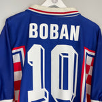 Shop 1998/01 CROATIA BOBAN #10 AWAY SHIRT (XL) LOTTO, classic football shirts, vintage football shirts & retro soccer jerseys at Cult Kits