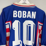 Shop 1998/01 CROATIA BOBAN #10 AWAY SHIRT (XL) LOTTO, classic football shirts, vintage football shirts & retro soccer jerseys at Cult Kits