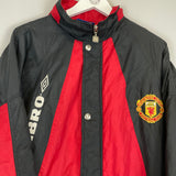 1992/93 MANCHESTER UNITED BENCH COAT (XL) UMBRO