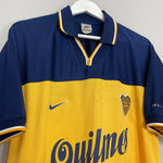 Shop 1998/99 BOCA JUNIORS HOME SHIRT (XL) NIKE, classic football shirts, vintage football shirts & retro soccer jerseys at Cult Kits