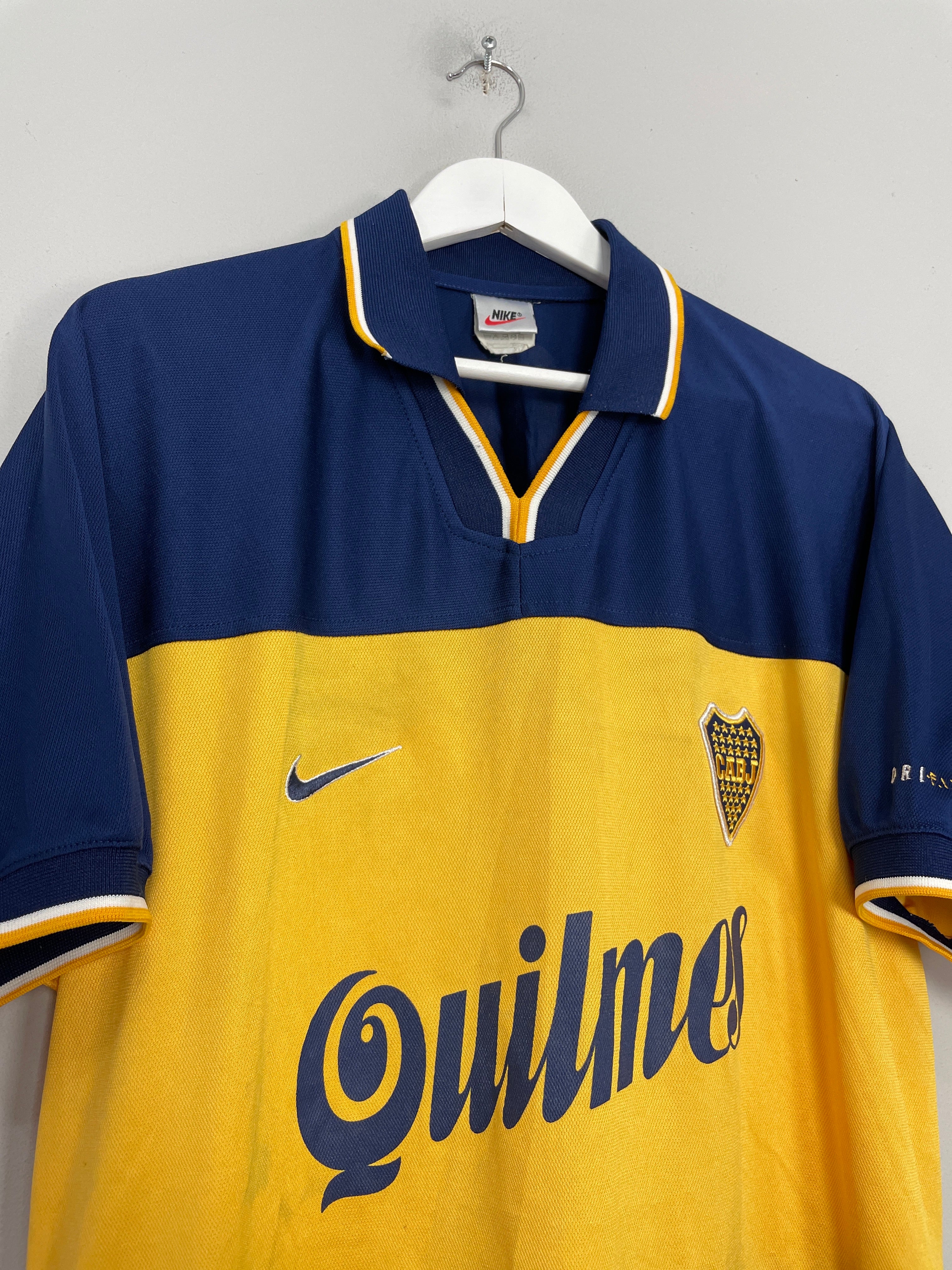 Shop 1998/99 BOCA JUNIORS HOME SHIRT (XL) NIKE, classic football shirts, vintage football shirts & retro soccer jerseys at Cult Kits