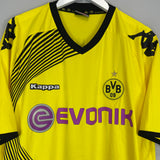 2011/12 DORTMUND GROBKREUTZ #19 *SIGNED* HOME SHIRT (XXL) KAPPA