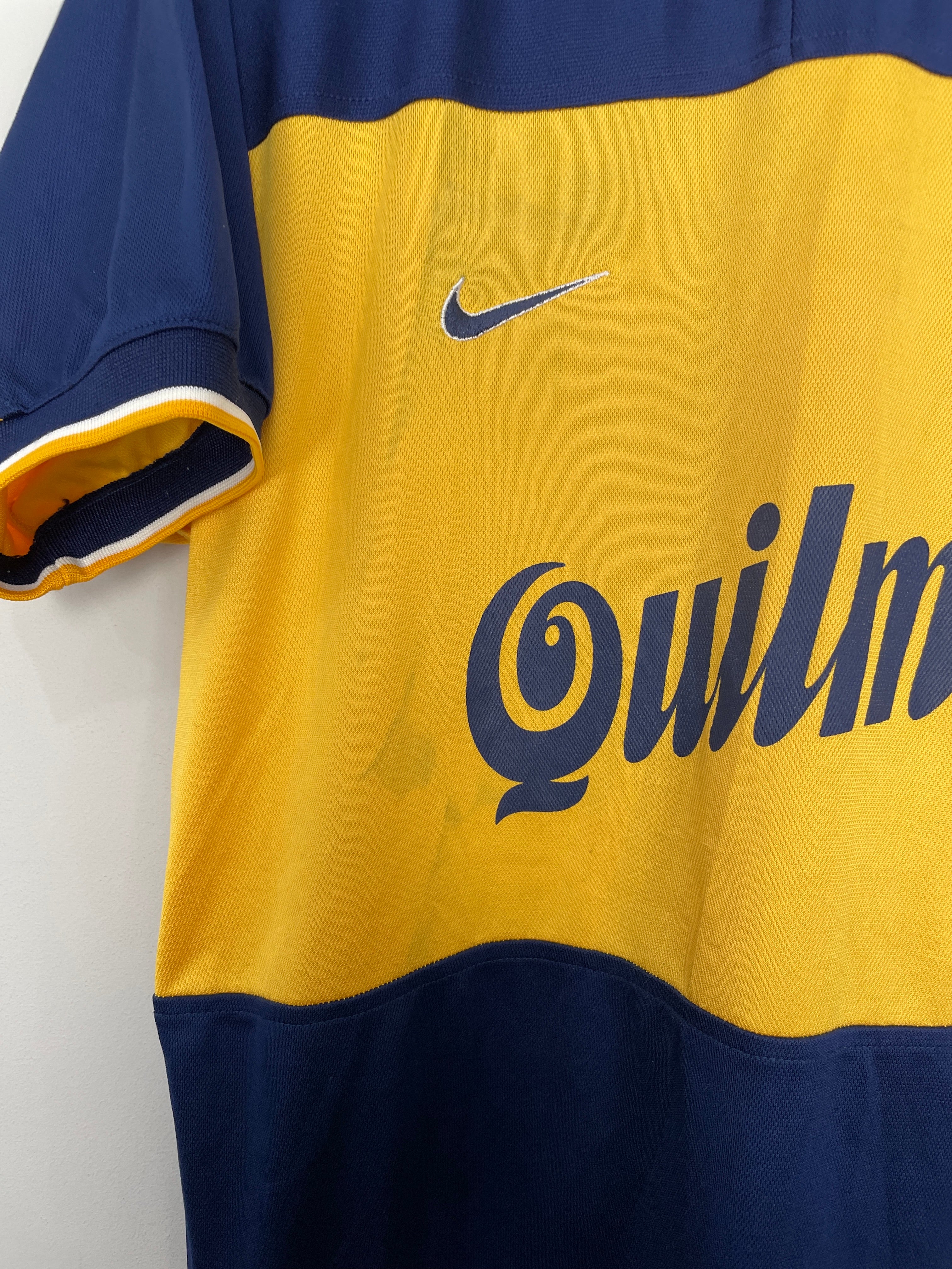 Shop 1998/99 BOCA JUNIORS HOME SHIRT (XL) NIKE, classic football shirts, vintage football shirts & retro soccer jerseys at Cult Kits