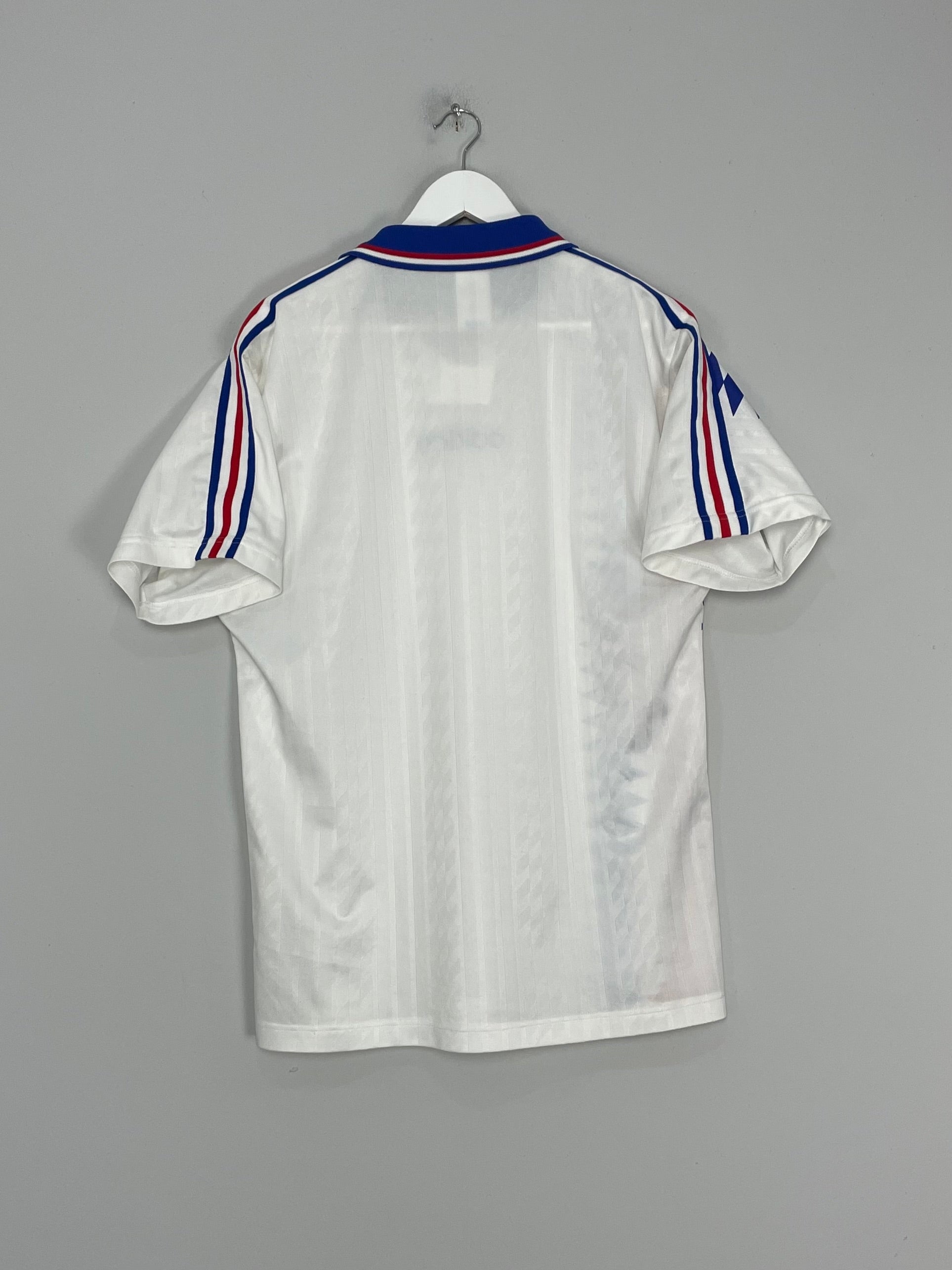 Shop 1994 FRANCE AWAY SHIRT (M) ADIDAS, classic football shirts, vintage football shirts & retro soccer jerseys at Cult Kits
