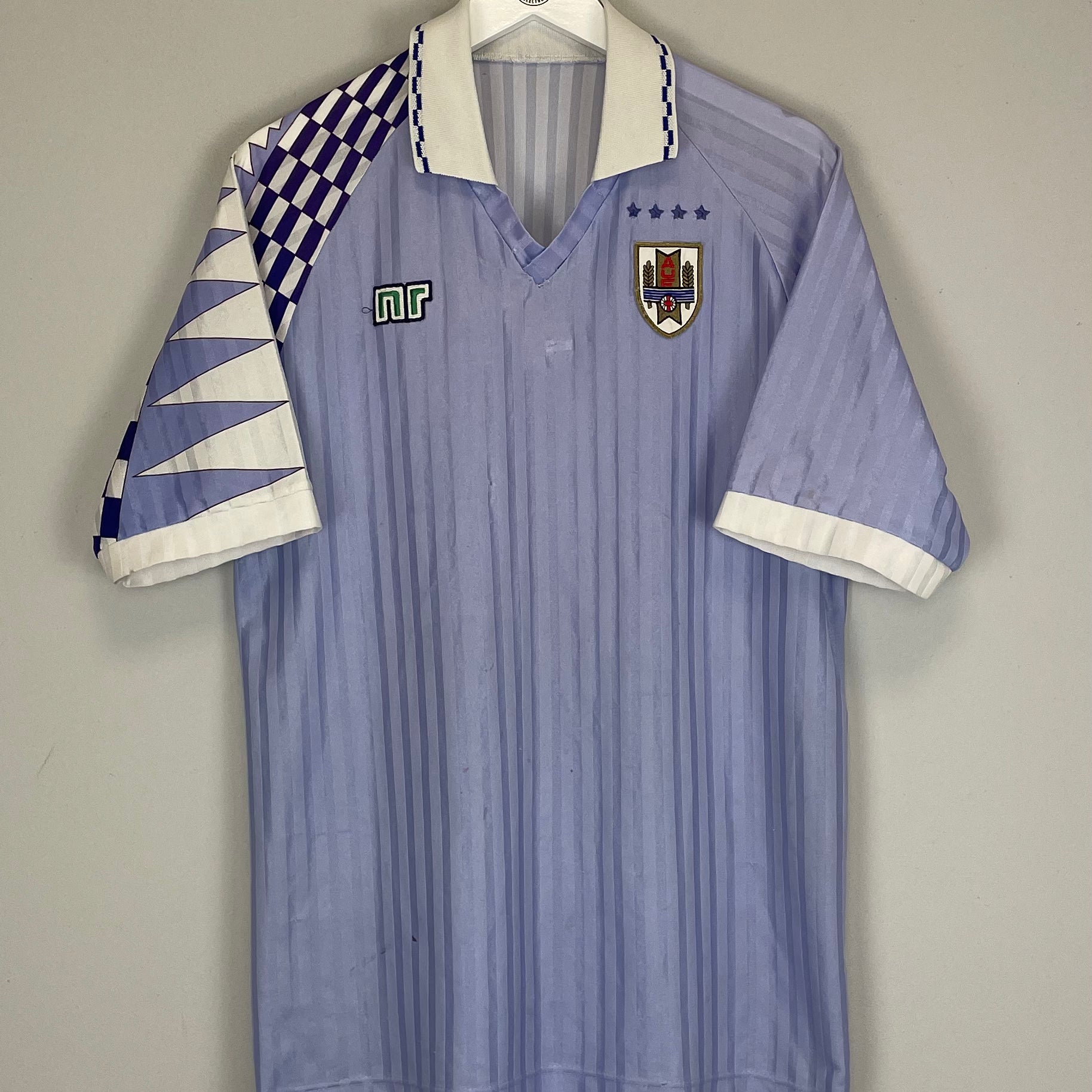Shop 1992/95 URUGUAY HOME SHIRT (L) NR, classic football shirts, vintage football shirts & retro soccer jerseys at Cult Kits