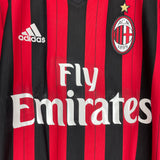 2014/15 AC MILAN BALOTELLI #45 HOME SHIRT (L) ADIDAS