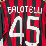2014/15 AC MILAN BALOTELLI #45 HOME SHIRT (L) ADIDAS