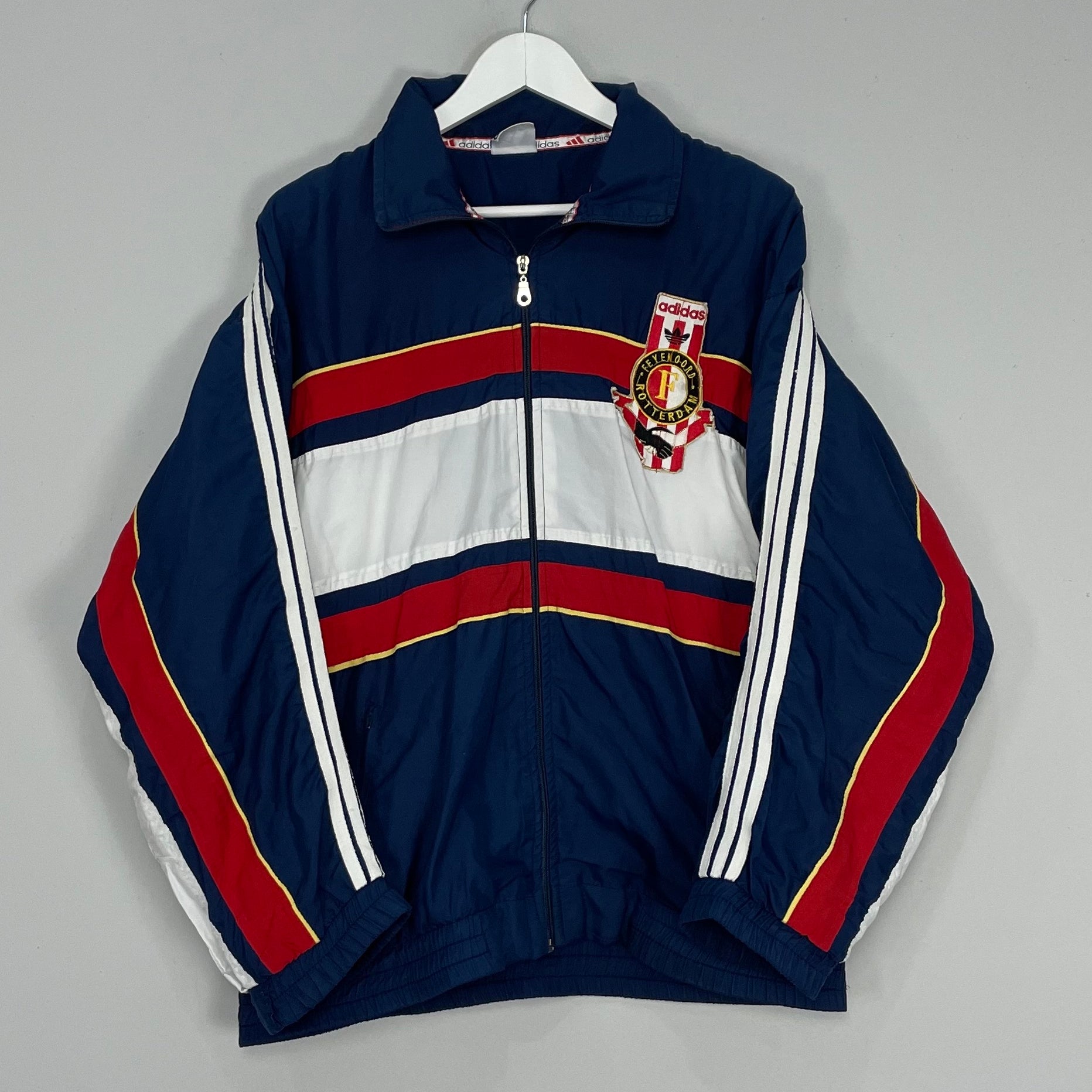 Shop 1997/98 FEYENOORD ANTI-RACISM TRACK JACKET (M) ADIDAS, classic football shirts, vintage football shirts & retro soccer jerseys at Cult Kits