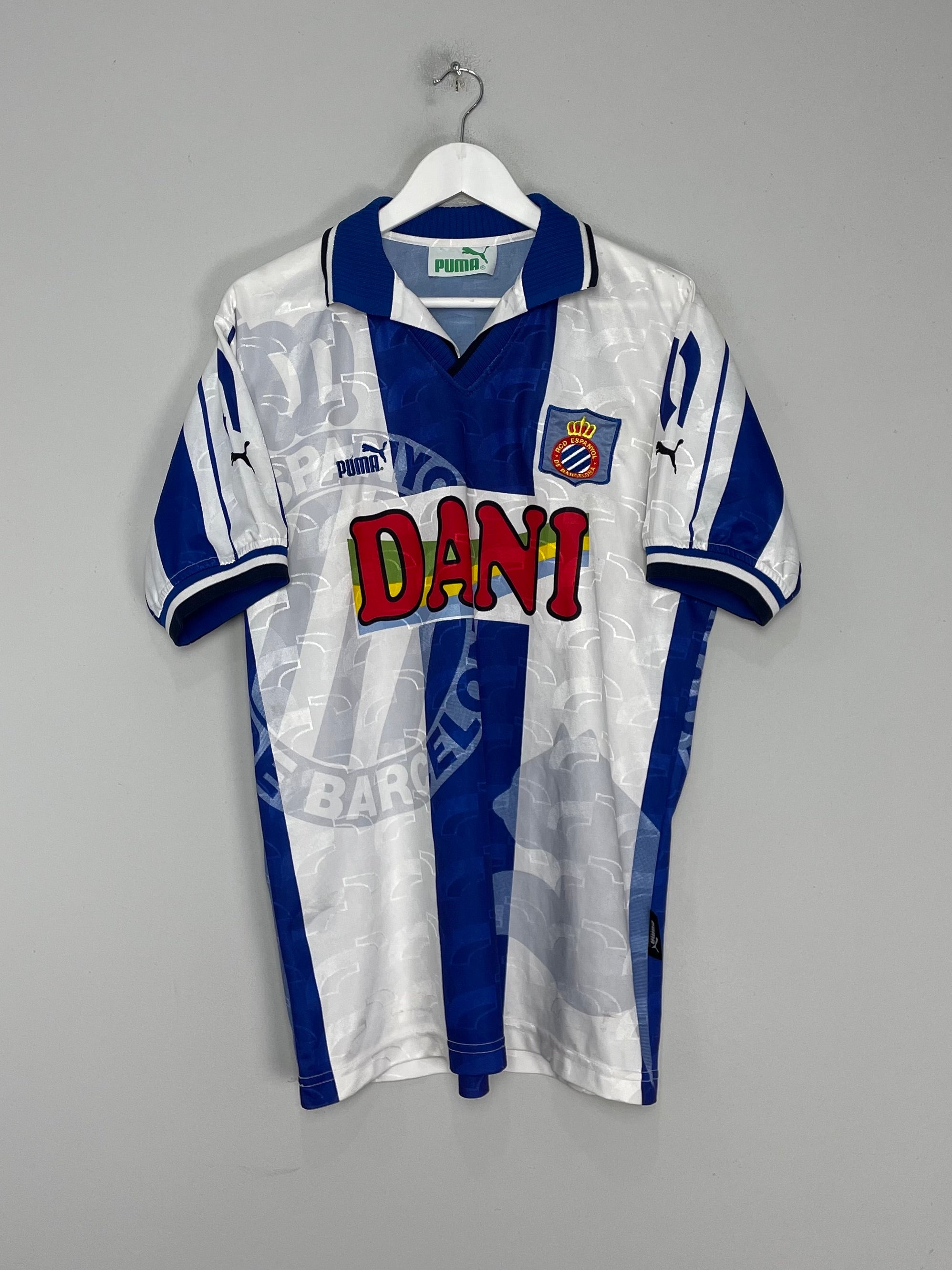 Shop 1997/98 ESPANYOL HOME SHIRT (M) PUMA, classic football shirts, vintage football shirts & retro soccer jerseys at Cult Kits