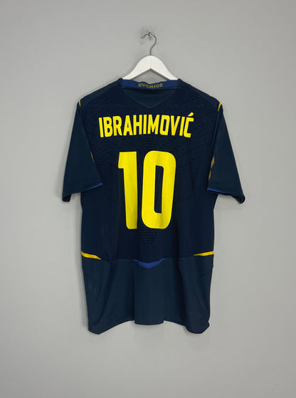 2008/09 SWEDEN IBRAHIMOVIC #10 AWAY SHIRT (L) UMBRO