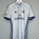 2016/17 REAL MADRID RONALDO #7 HOME SHIRT (M) ADIDAS