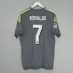 Shop 2015/16 REAL MADRID RONALDO #7 AWAY SHIRT (L) ADIDAS, classic football shirts, vintage football shirts & retro soccer jerseys at Cult Kits