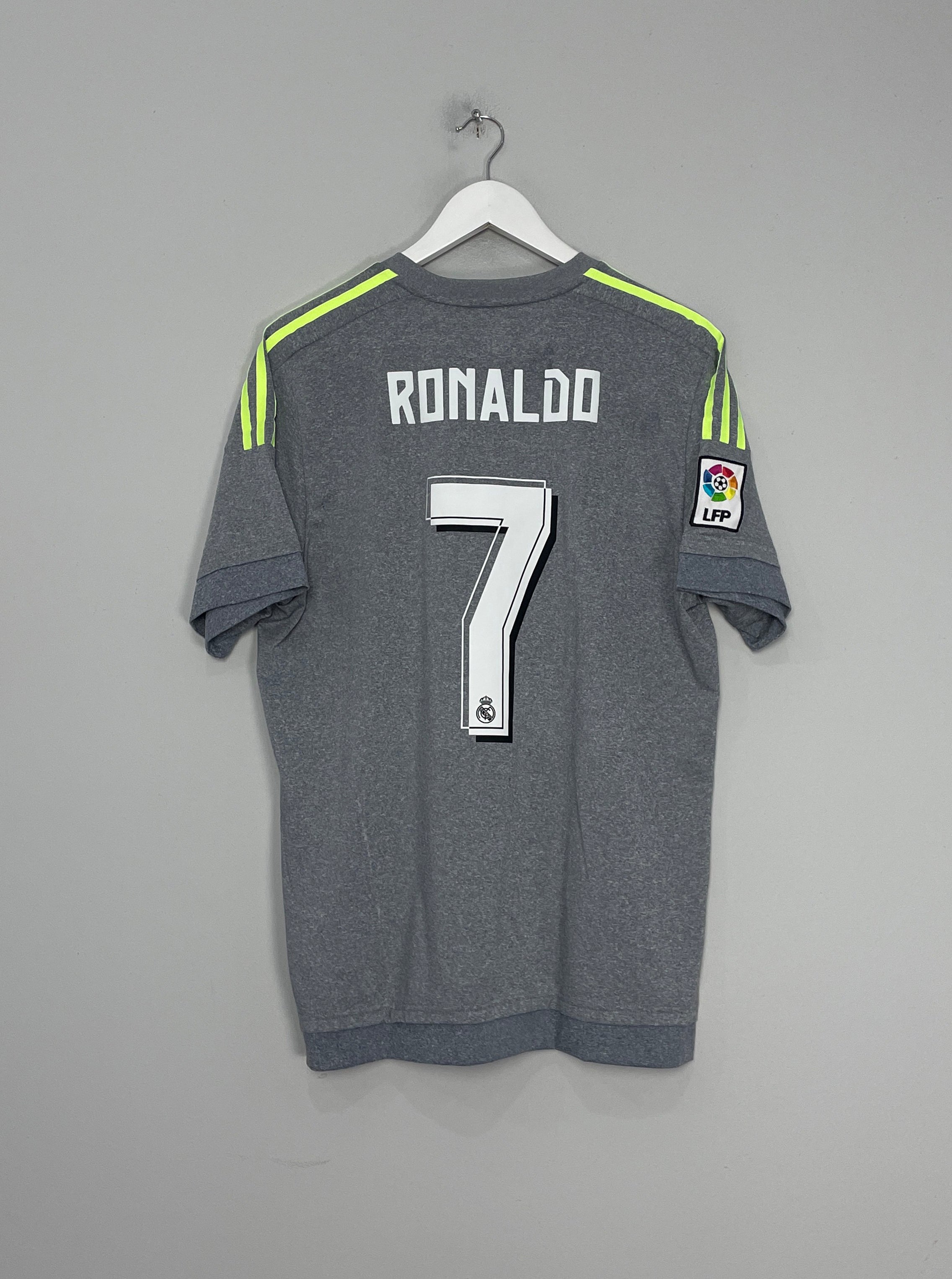 Shop 2015/16 REAL MADRID RONALDO #7 AWAY SHIRT (L) ADIDAS, classic football shirts, vintage football shirts & retro soccer jerseys at Cult Kits