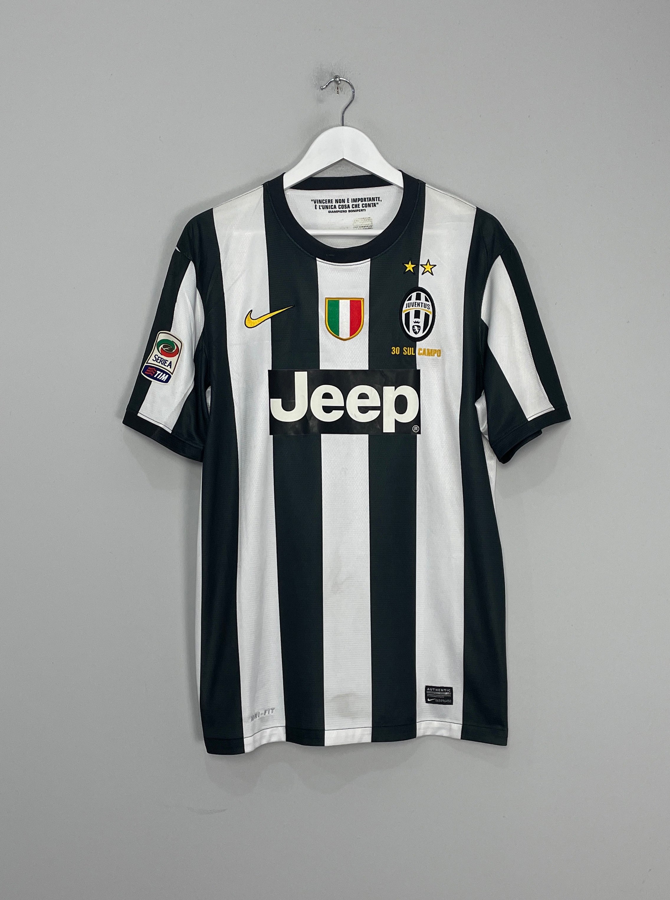 Shop 2012/13 JUVENTUS PIRLO #21 *30 SUL CAMPO* HOME SHIRT (L) NIKE, classic football shirts, vintage football shirts & retro soccer jerseys at Cult Kits