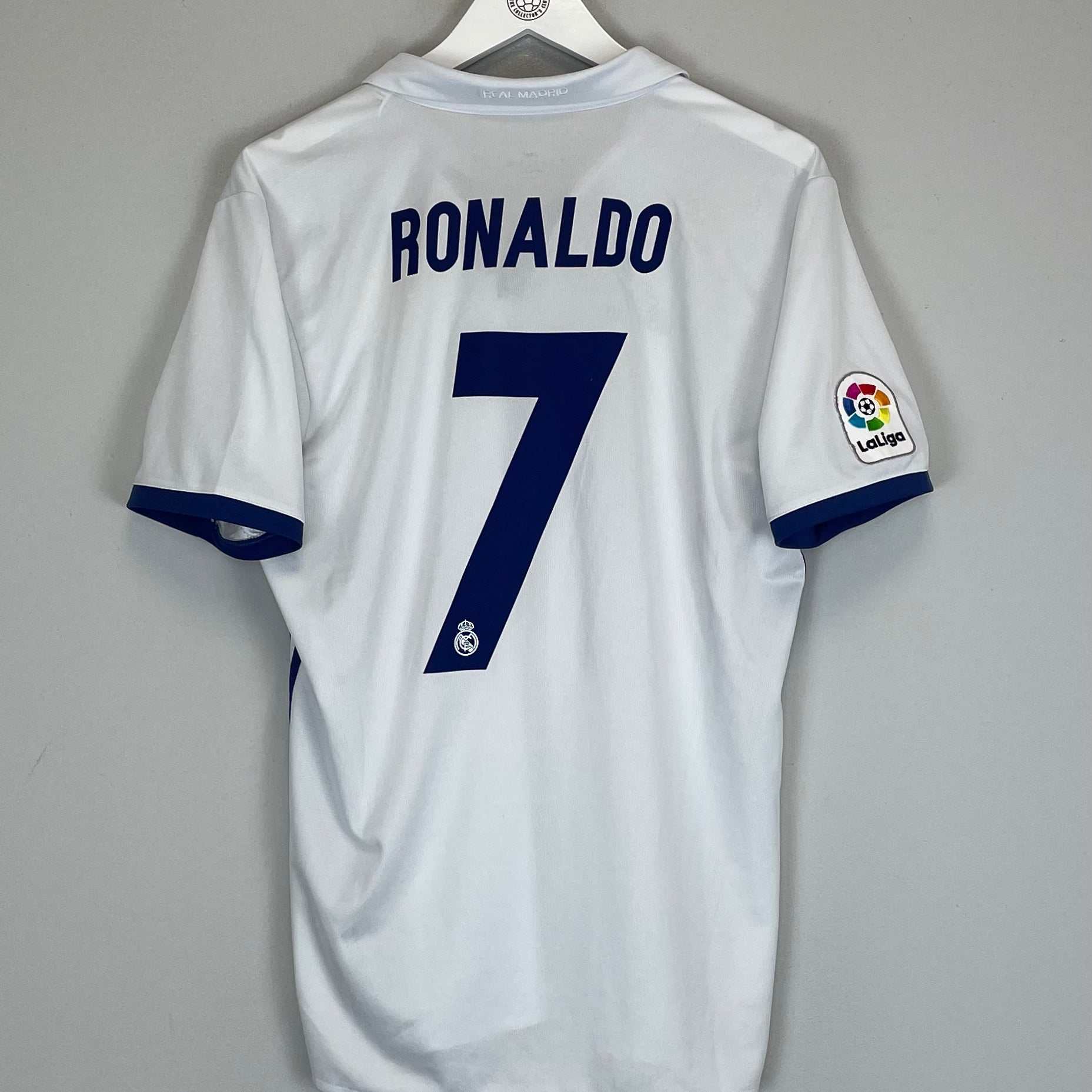 Shop 2016/17 REAL MADRID RONALDO #7 HOME SHIRT (M) ADIDAS, classic football shirts, vintage football shirts & retro soccer jerseys at Cult Kits