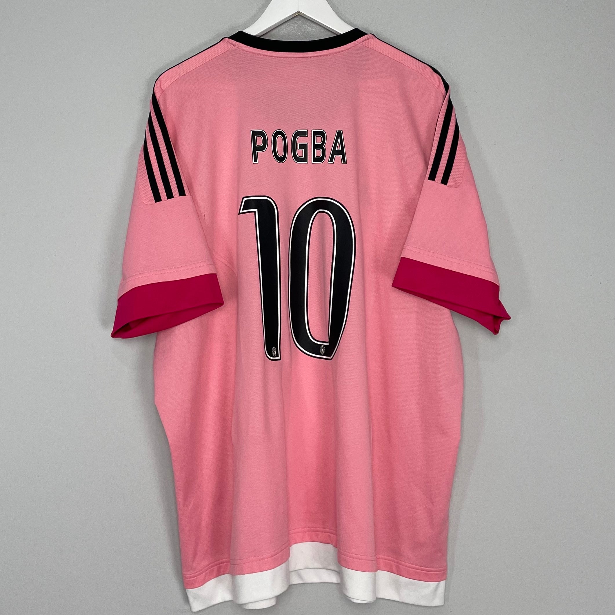 Shop 2015/16 JUVENTUS POGBA #10 AWAY SHIRT (XXXL) ADIDAS, classic football shirts, vintage football shirts & retro soccer jerseys at Cult Kits