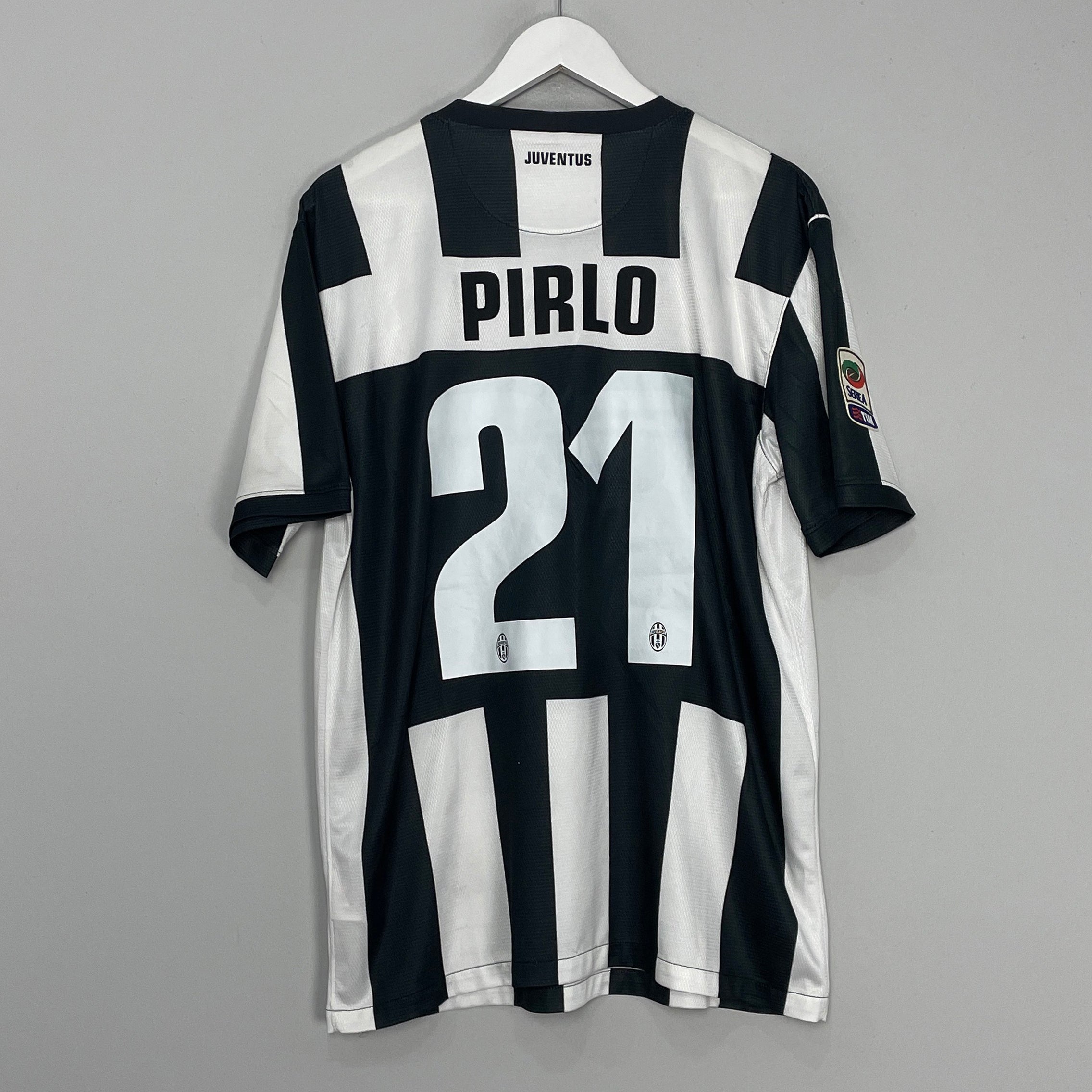 Shop 2012/13 JUVENTUS PIRLO #21 *30 SUL CAMPO* HOME SHIRT (L) NIKE, classic football shirts, vintage football shirts & retro soccer jerseys at Cult Kits