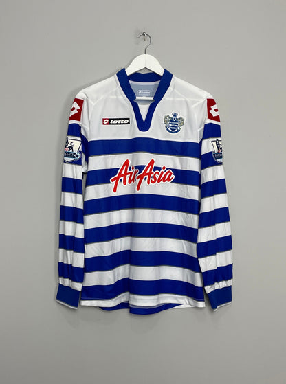 2012/13 QPR DERRY #4 *MATCH ISSUE + SIGNED* L/S HOME SHIRT (L) LOTTO