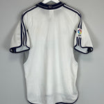 Shop 2000/01 REAL MADRID HOME SHIRT (M) ADIDAS, classic football shirts, vintage football shirts & retro soccer jerseys at Cult Kits