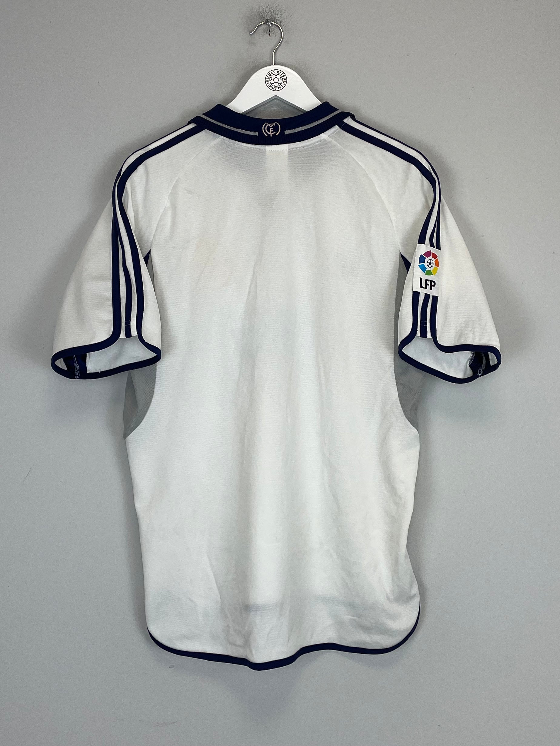 Shop 2000/01 REAL MADRID HOME SHIRT (M) ADIDAS, classic football shirts, vintage football shirts & retro soccer jerseys at Cult Kits