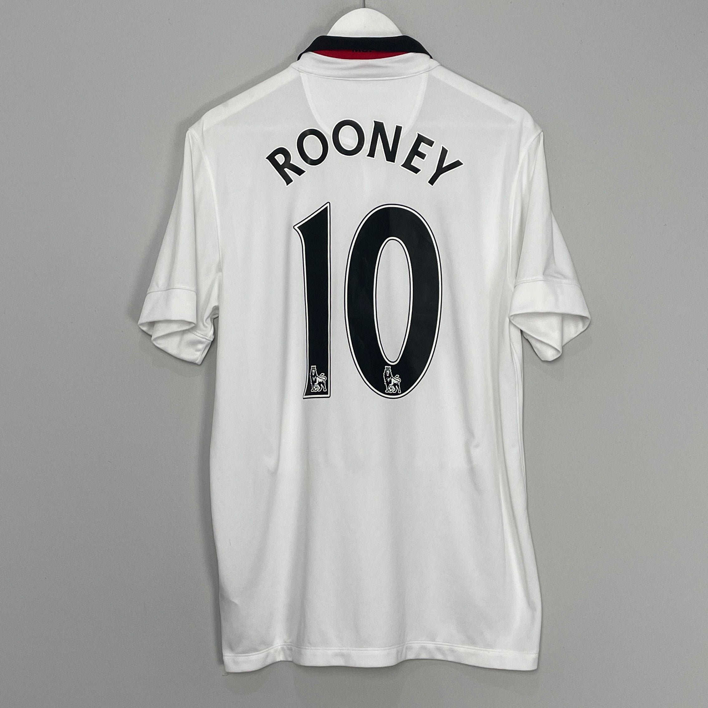 Shop 2014/15 MANCHESTER UNITED ROONEY #10 AWAY SHIRT (L) NIKE, classic football shirts, vintage football shirts & retro soccer jerseys at Cult Kits