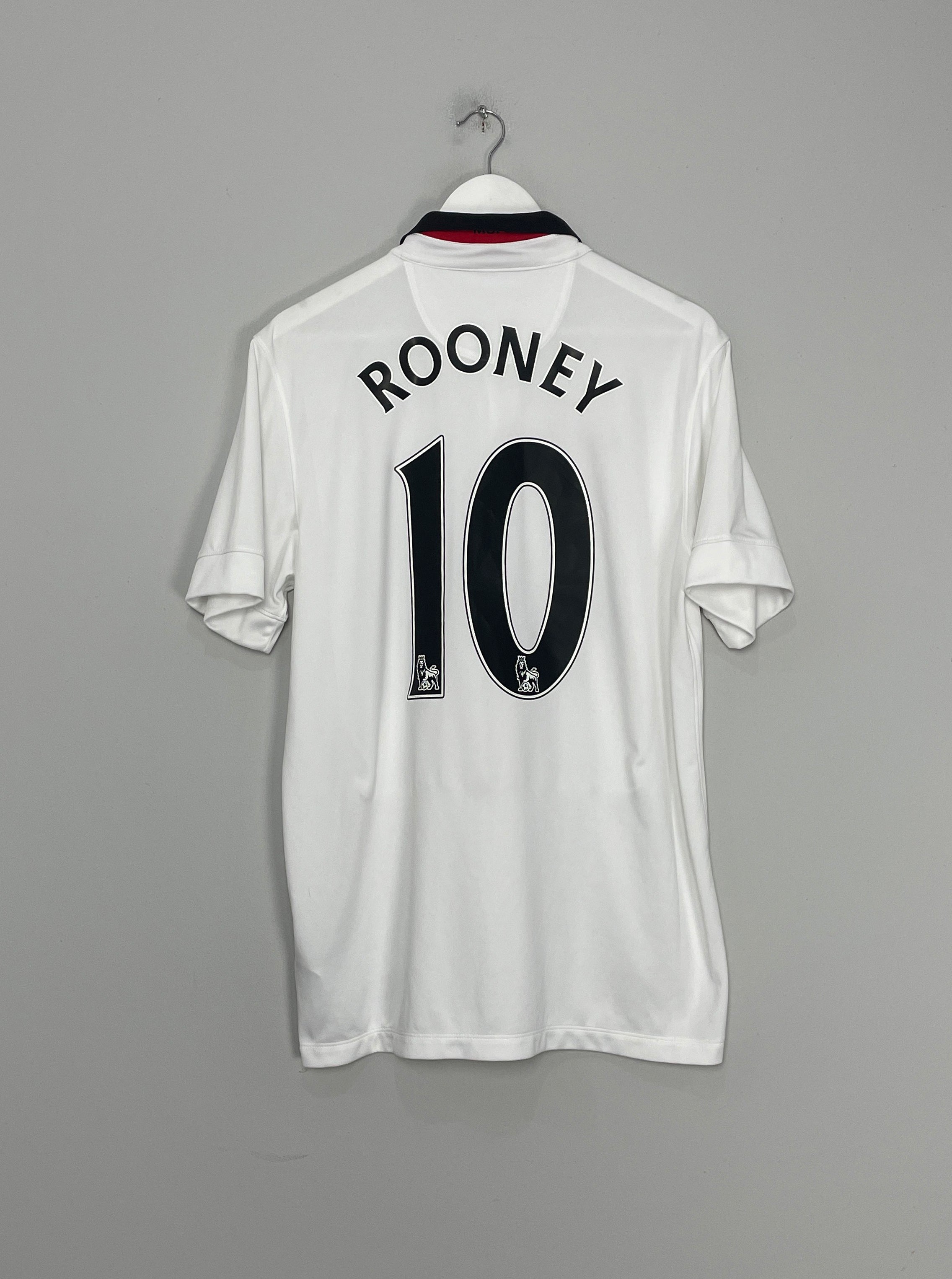 Shop 2014/15 MANCHESTER UNITED ROONEY #10 AWAY SHIRT (L) NIKE, classic football shirts, vintage football shirts & retro soccer jerseys at Cult Kits