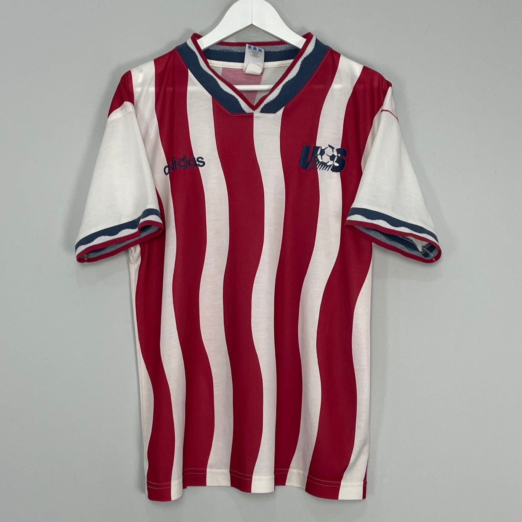 Shop 1994/95 USA HOME SHIRT (M) ADIDAS, classic football shirts, vintage football shirts & retro soccer jerseys at Cult Kits