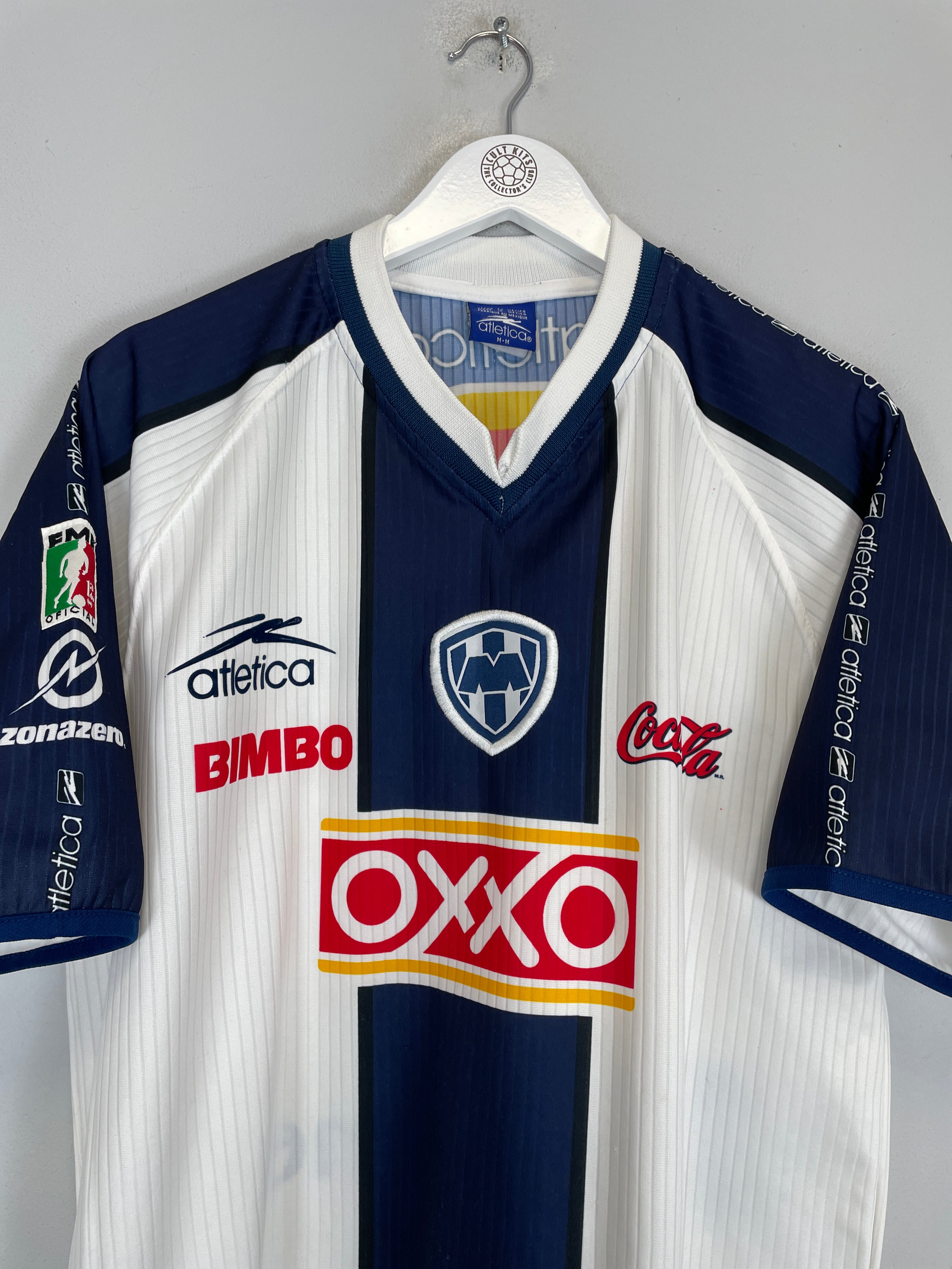 Shop 2000/01 MONTERREY AWAY SHIRT (M) ATLETICA, classic football shirts, vintage football shirts & retro soccer jerseys at Cult Kits