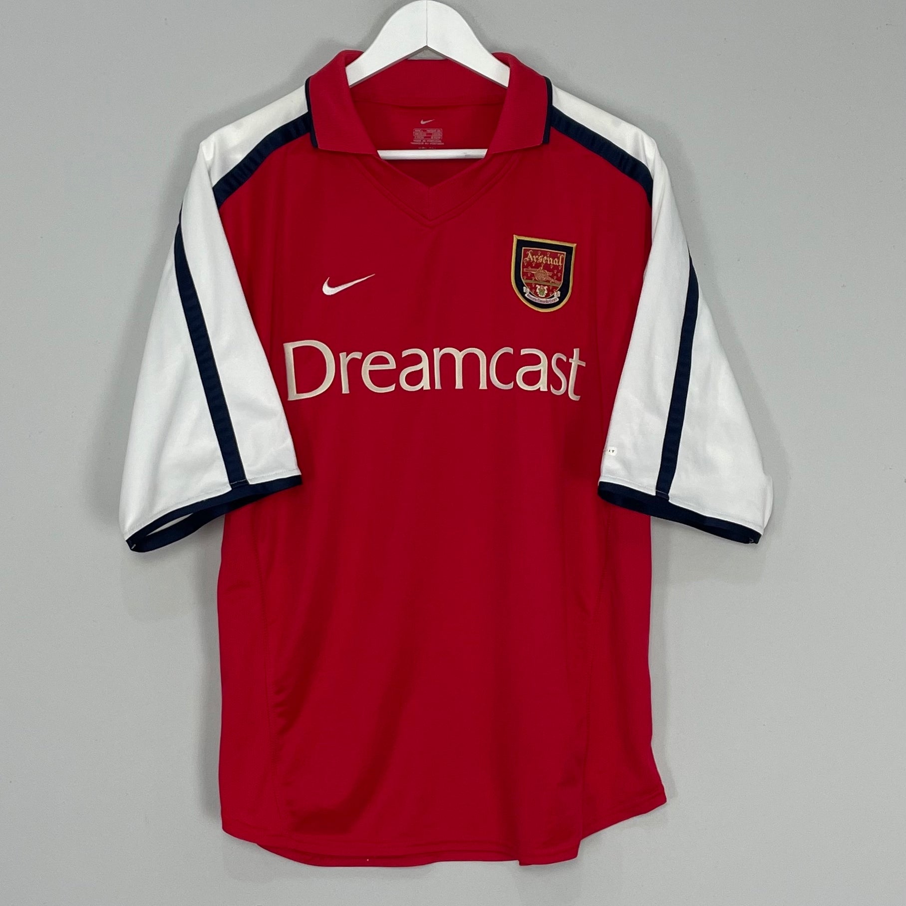 Shop 2000/02 ARSENAL HOME SHIRT (L) NIKE, classic football shirts, vintage football shirts & retro soccer jerseys at Cult Kits