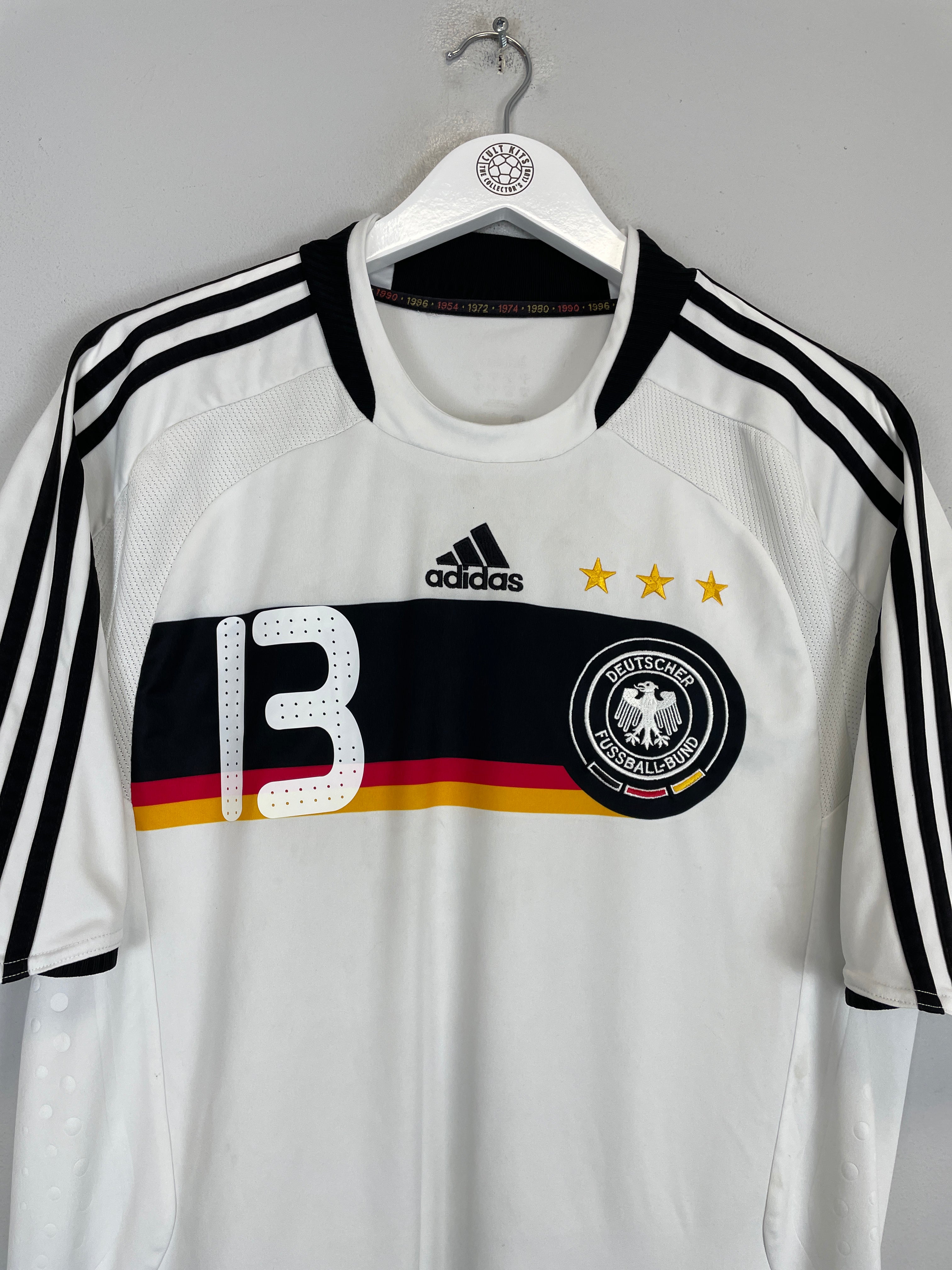 Shop 2008/09 GERMANY BALLACK #13 HOME SHIRT (L) ADIDAS, classic football shirts, vintage football shirts & retro soccer jerseys at Cult Kits