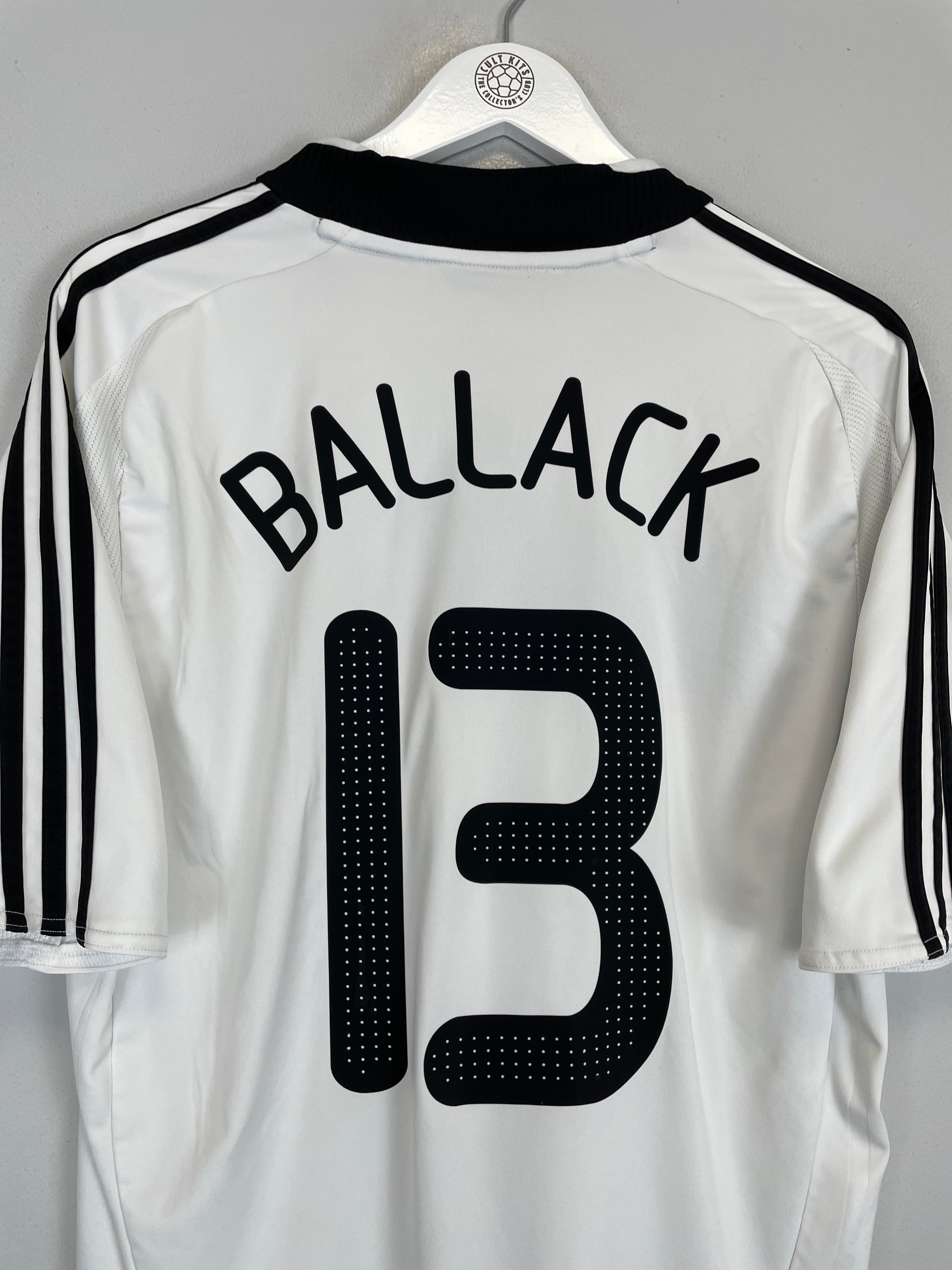 Shop 2008/09 GERMANY BALLACK #13 HOME SHIRT (L) ADIDAS, classic football shirts, vintage football shirts & retro soccer jerseys at Cult Kits