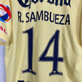 Shop 2014/15 CLUB AMERICA SAMBUEZA #14 HOME SHIRT (XL) NIKE, classic football shirts, vintage football shirts & retro soccer jerseys at Cult Kits