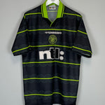 Shop 1999/00 CELTIC LARSSON #7 AWAY SHIRT (L) UMBRO, classic football shirts, vintage football shirts & retro soccer jerseys at Cult Kits