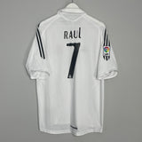 Shop 2005/06 REAL MADRID RAUL #7 HOME SHIRT (L) ADIDAS, classic football shirts, vintage football shirts & retro soccer jerseys at Cult Kits