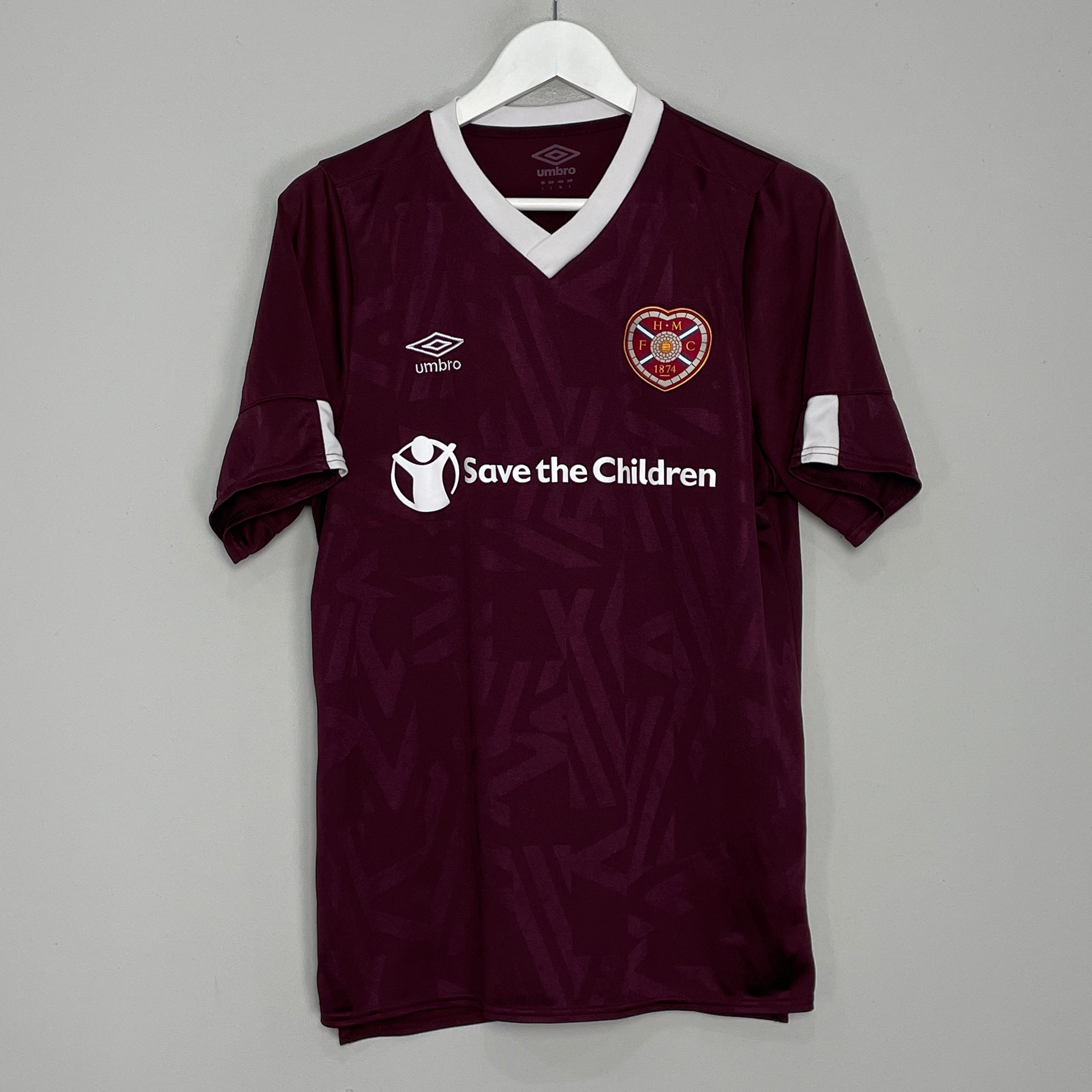 Shop 2019/20 HEARTS HOME SHIRT (L) UMBRO, classic football shirts, vintage football shirts & retro soccer jerseys at Cult Kits
