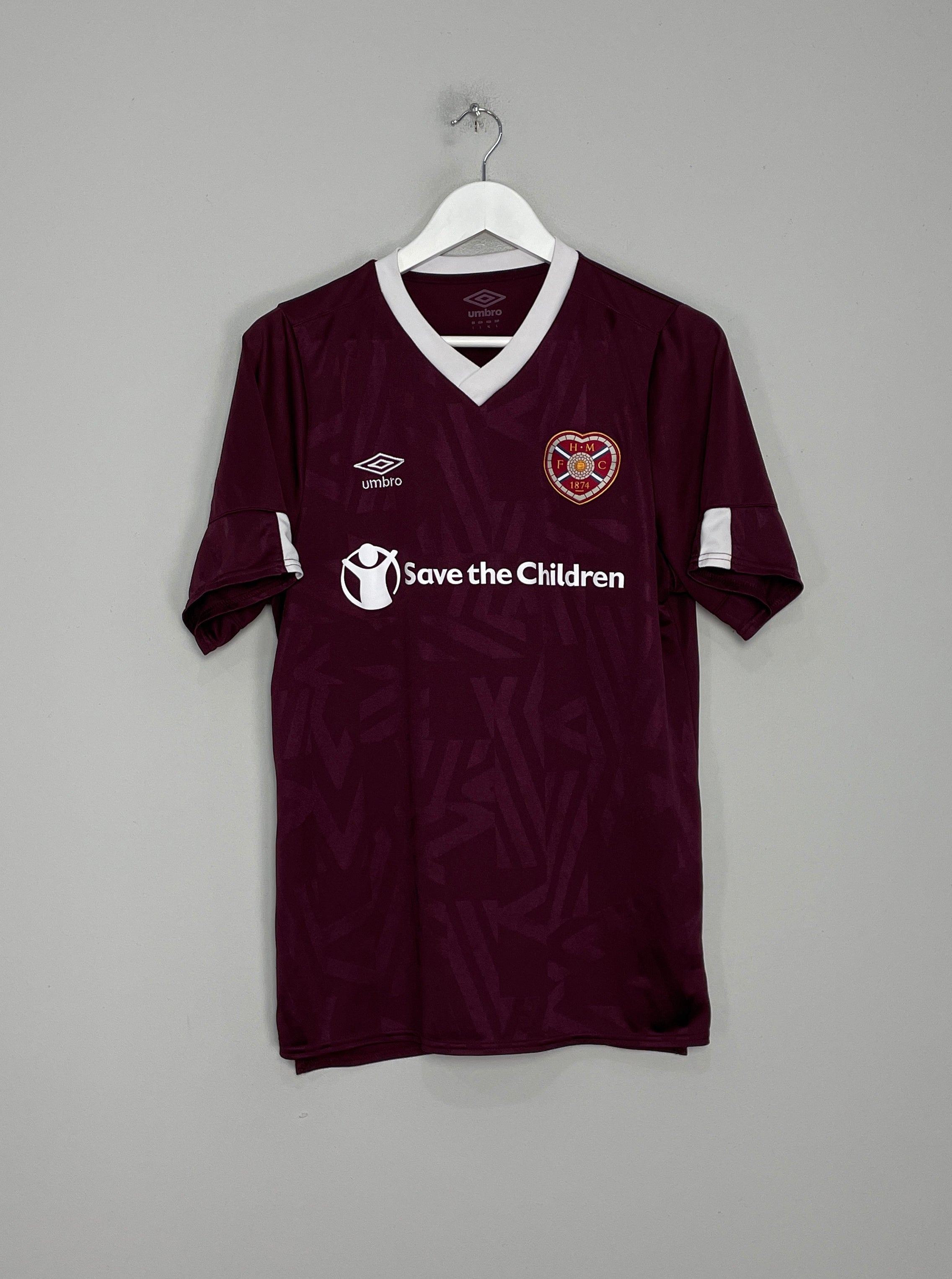 Shop 2019/20 HEARTS HOME SHIRT (L) UMBRO, classic football shirts, vintage football shirts & retro soccer jerseys at Cult Kits