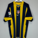 Shop 2005/06 ATLETICO MADRID F.TORRES #9 AWAY SHIRT (XL) NIKE, classic football shirts, vintage football shirts & retro soccer jerseys at Cult Kits