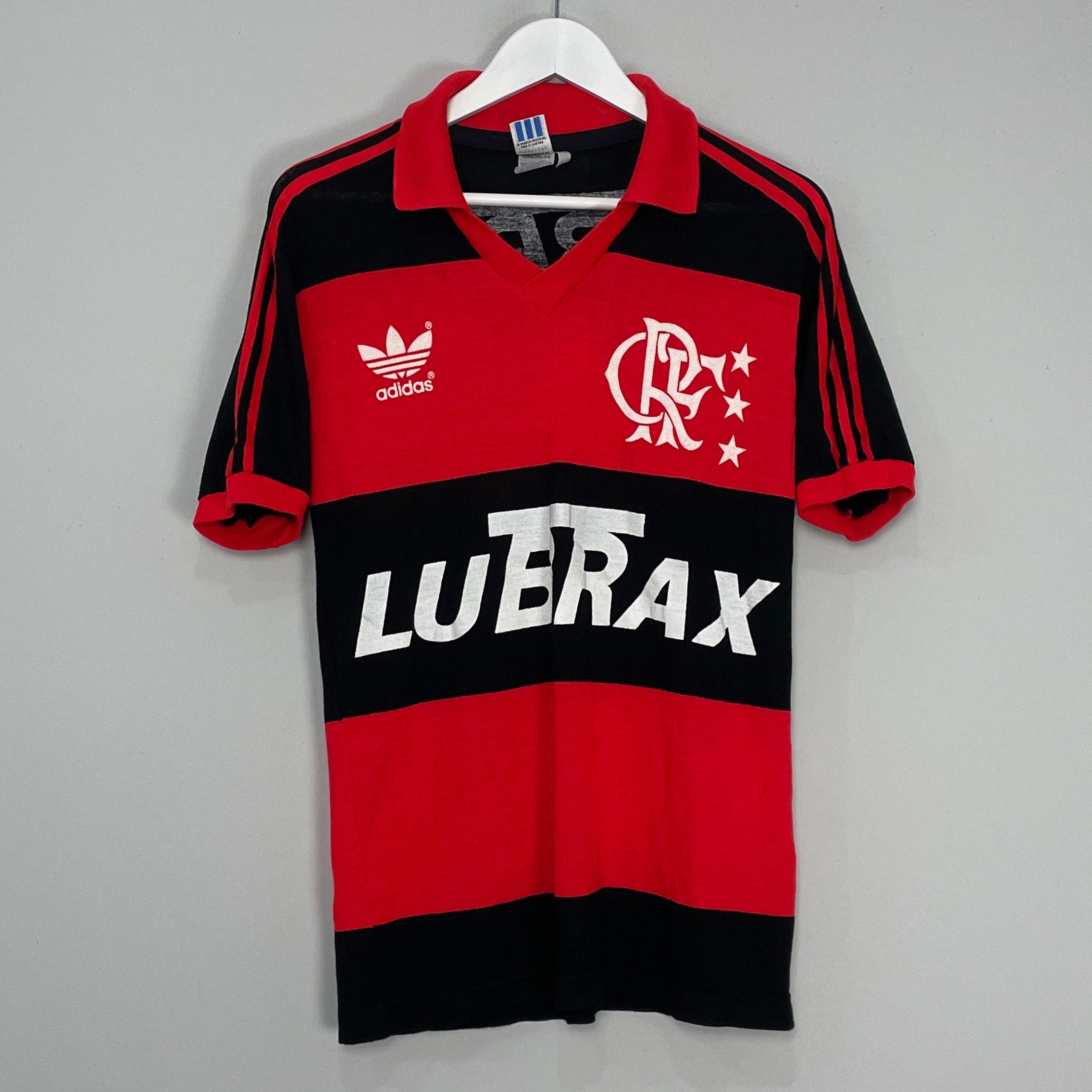 Shop 1989/90 FLAMENGO #9 HOME SHIRT (M) ADIDAS, classic football shirts, vintage football shirts & retro soccer jerseys at Cult Kits