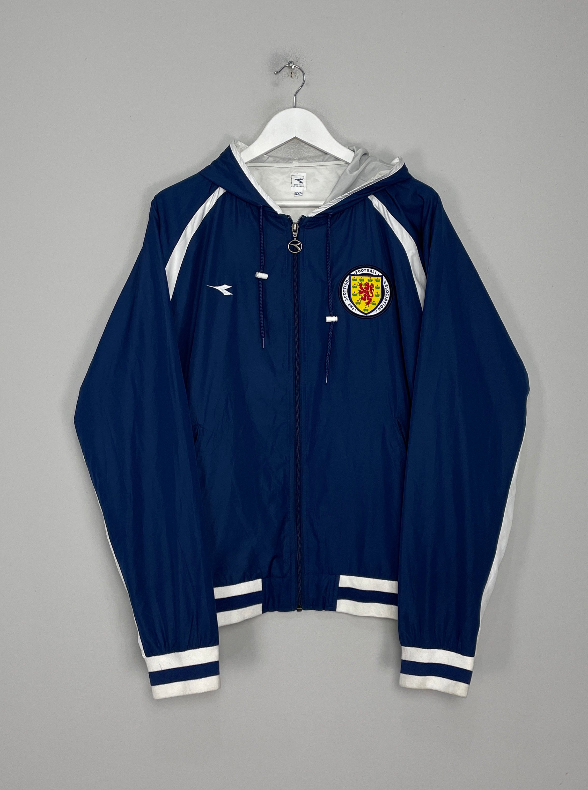 Shop 2003/04 SCOTLAND TRACK JACKET (XXL) DIADORA, classic football shirts, vintage football shirts & retro soccer jerseys at Cult Kits