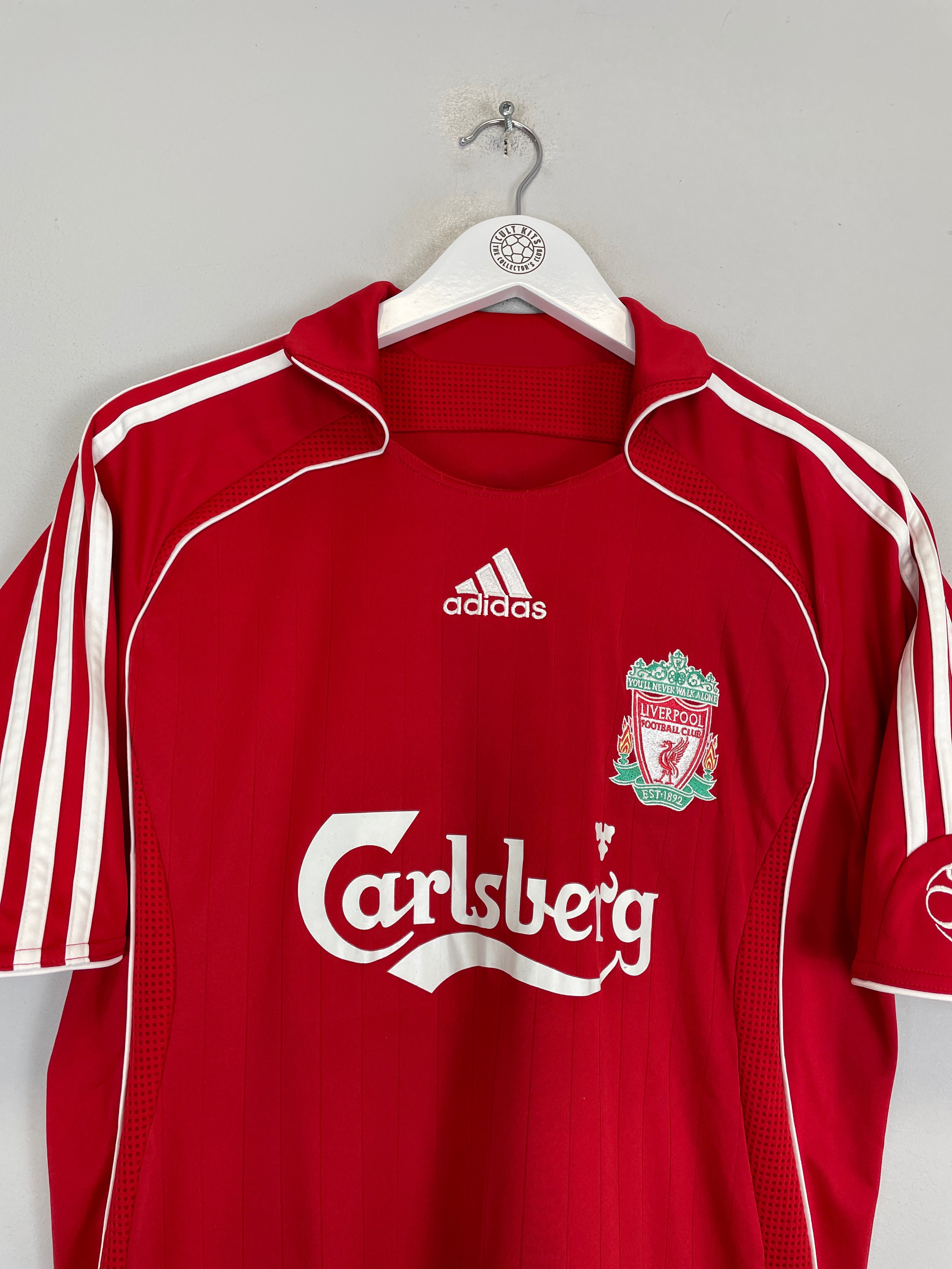 Shop 2004/06 LIVERPOOL GERRARD #8 HOME SHIRT (M) ADIDAS, classic football shirts, vintage football shirts & retro soccer jerseys at Cult Kits