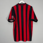 Shop 1996/97 AC MILAN HOME SHIRT (XL) LOTTO, classic football shirts, vintage football shirts & retro soccer jerseys at Cult Kits
