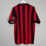 Shop 1996/97 AC MILAN HOME SHIRT (XL) LOTTO, classic football shirts, vintage football shirts & retro soccer jerseys at Cult Kits
