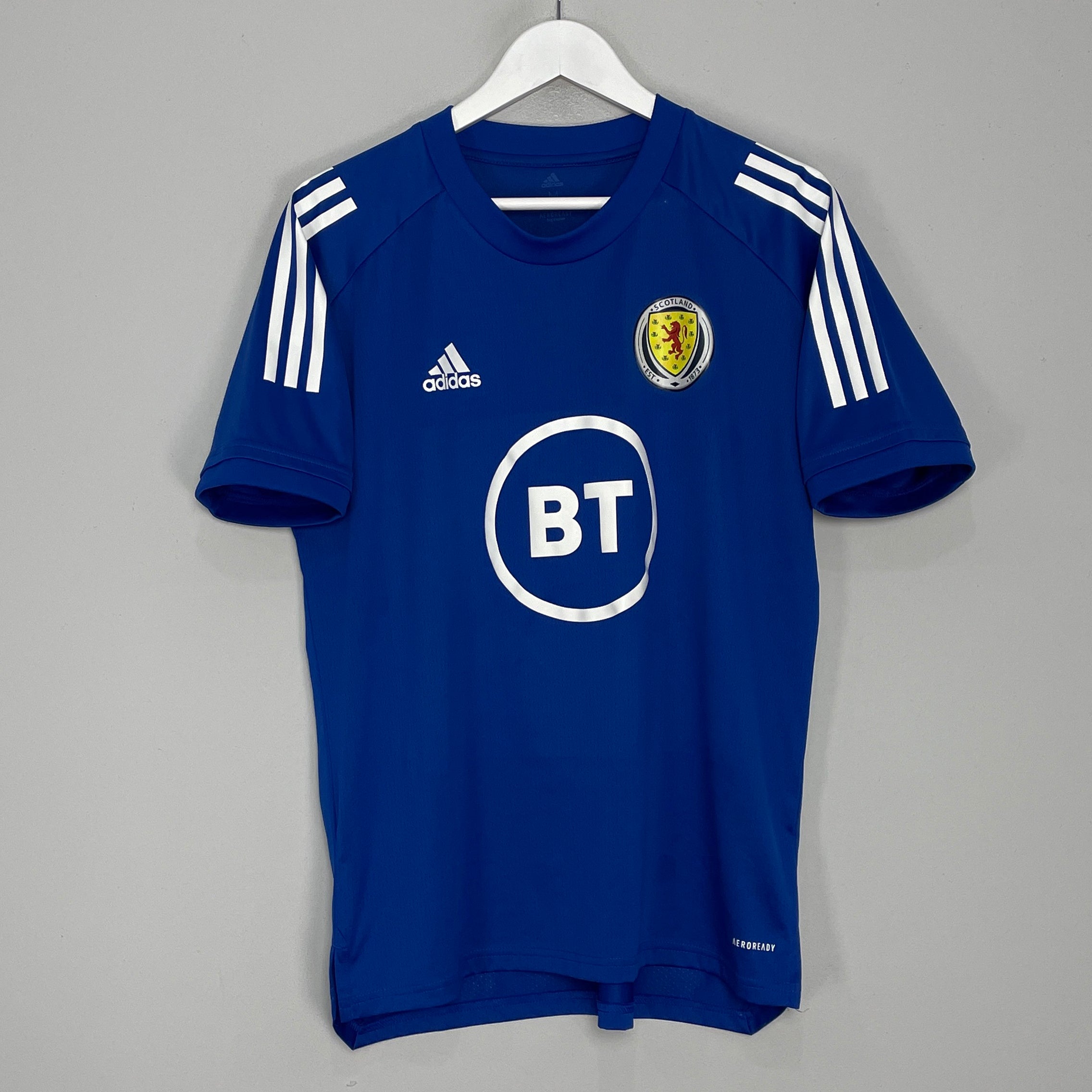 Shop 2020/21 SCOTLAND TRAINING SHIRT (M) ADIDAS, classic football shirts, vintage football shirts & retro soccer jerseys at Cult Kits