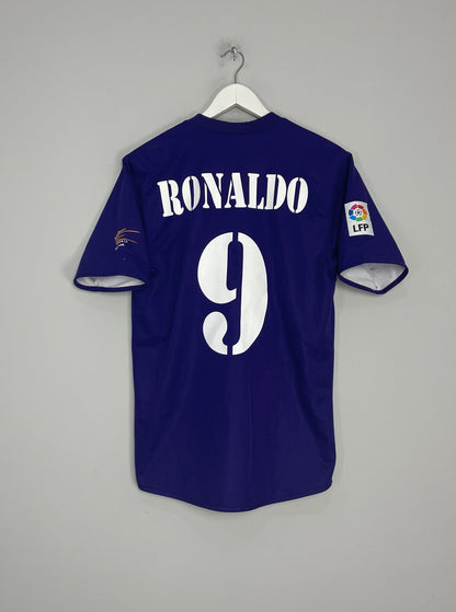 2002/03 REAL MADRID RONALDO #9 *CENTENARY* THIRD SHIRT (M) ADIDAS