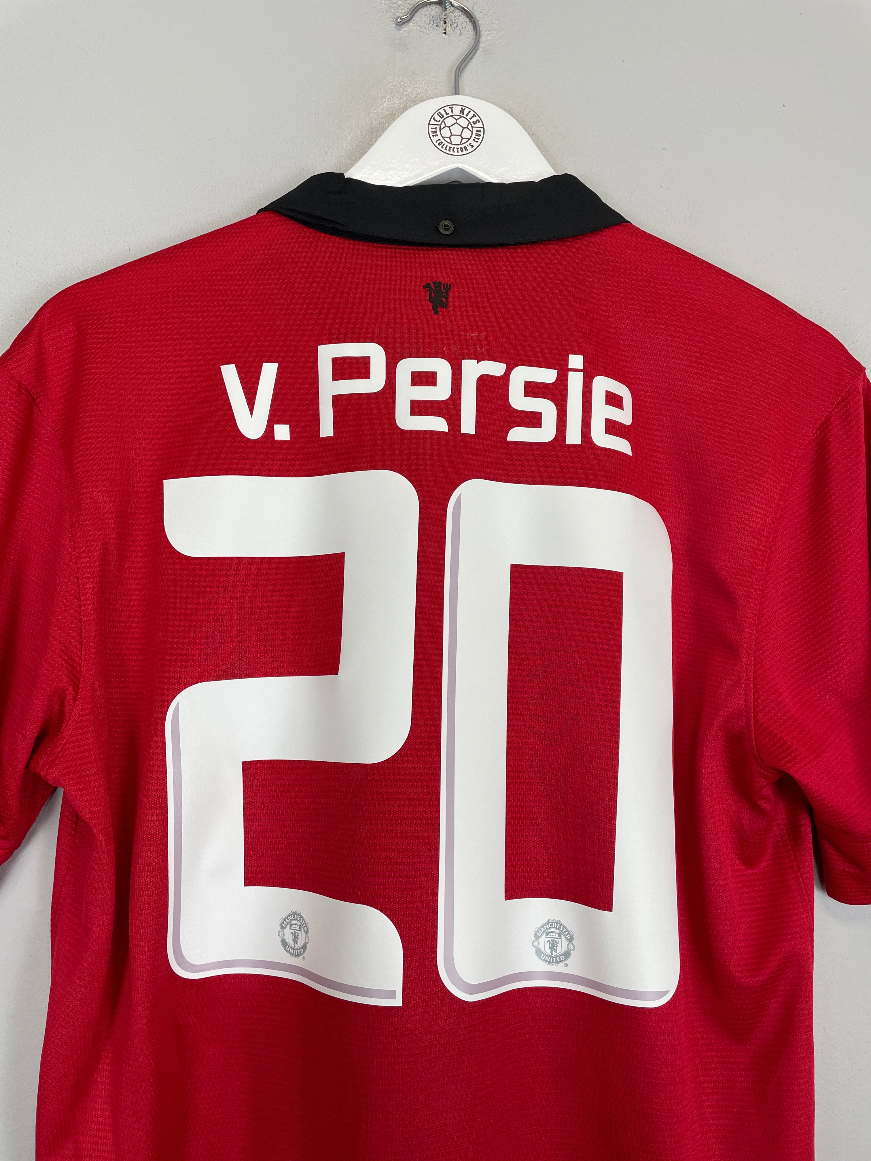 Shop 2013/14 MANCHESTER UNITED V.PERSIE #20 HOME SHIRT (M) NIKE, classic football shirts, vintage football shirts & retro soccer jerseys at Cult Kits