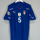 2010/12 ITALY CANNAVARO #5 *PLAYER ISSUE* HOME SHIRT (M) PUMA