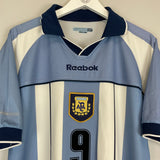2001/02 ARGENTINA BATISTUTA #9 HOME SHIRT (L) REEBOK