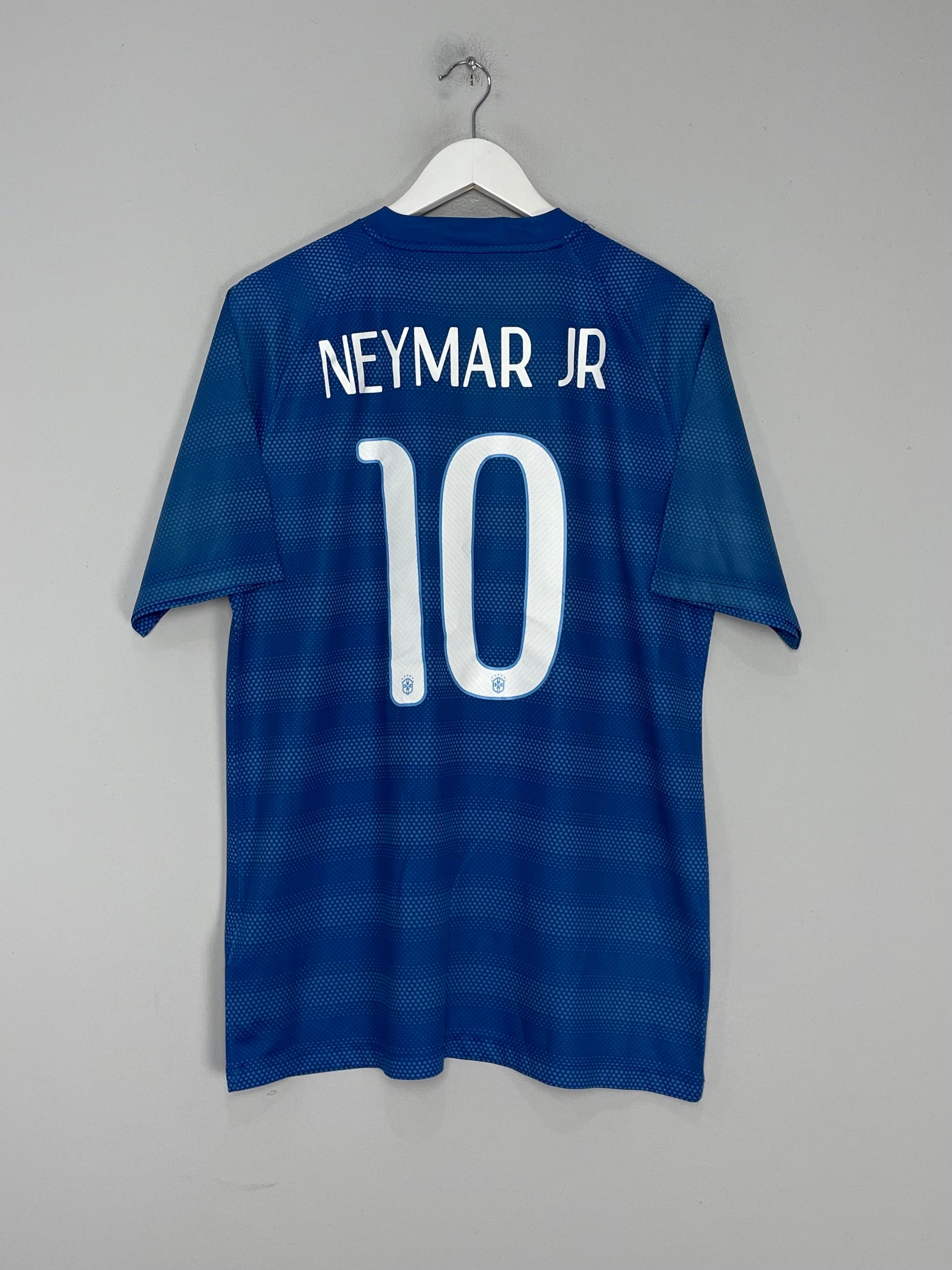 Shop 2014/15 BRAZIL NEYMAR #10 AWAY SHIRT (L) NIKE, classic football shirts, vintage football shirts & retro soccer jerseys at Cult Kits