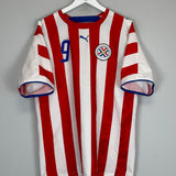 2006/07 PARAGUAY CARDOZO #9 HOME SHIRT (XL) PUMA